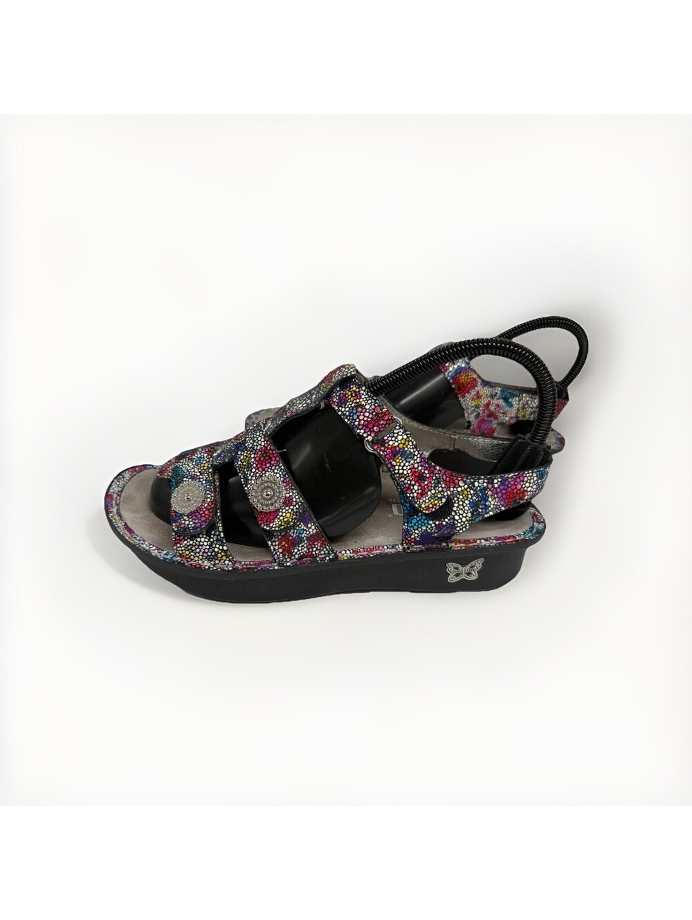Alegria Kleo Blissful Sandals EU 38 US 8.5 Multicolor Leather Strappy Comfort